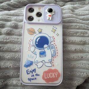 Astronaut Design iPhone 13 Pro Max Case - Purple